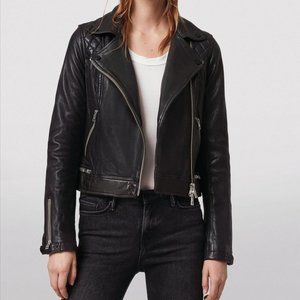 All Saints Papin Leather Jacket